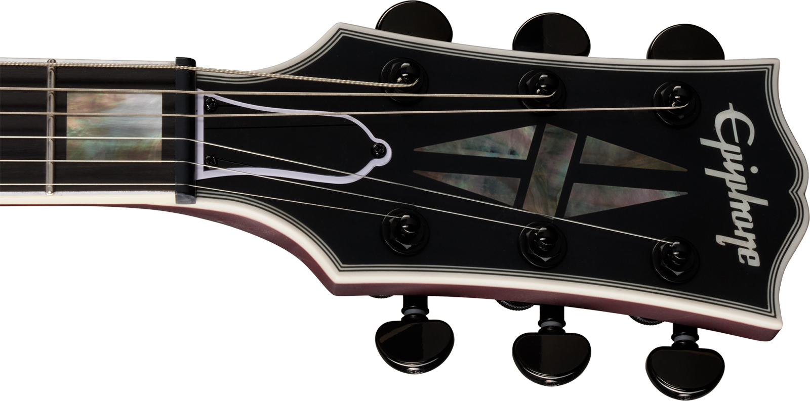 Epiphone Sg Prophecy Modern 2h Fishman Fluence Ht Eb - Crimson Fog Satin - Double cut electric guitar - Variation 4
