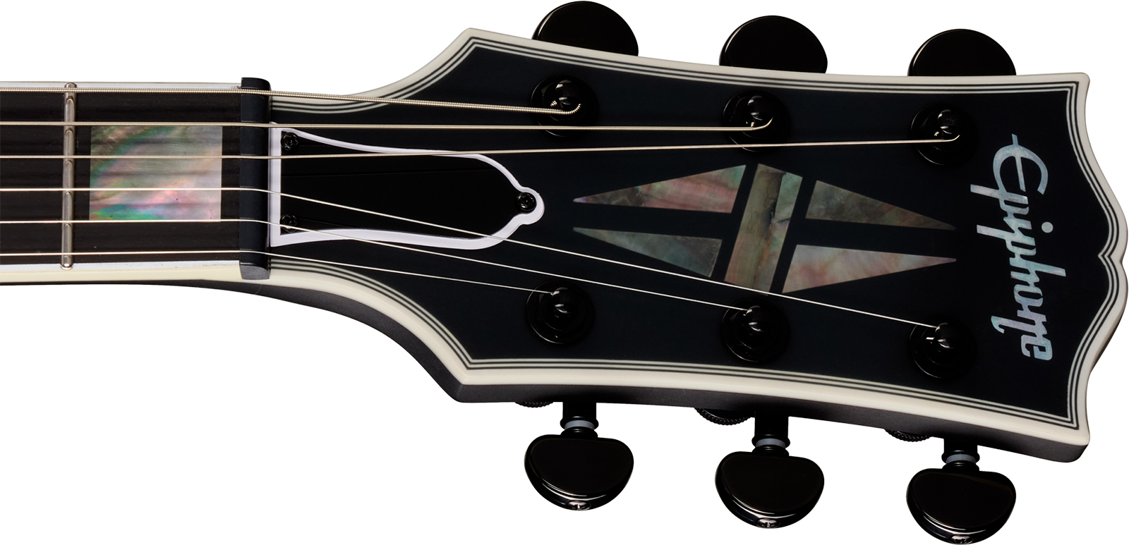 Epiphone Sg Prophecy Modern 2h Fishman Fluence Ht Eb - Obsidian Storm Satin - Double cut electric guitar - Variation 5