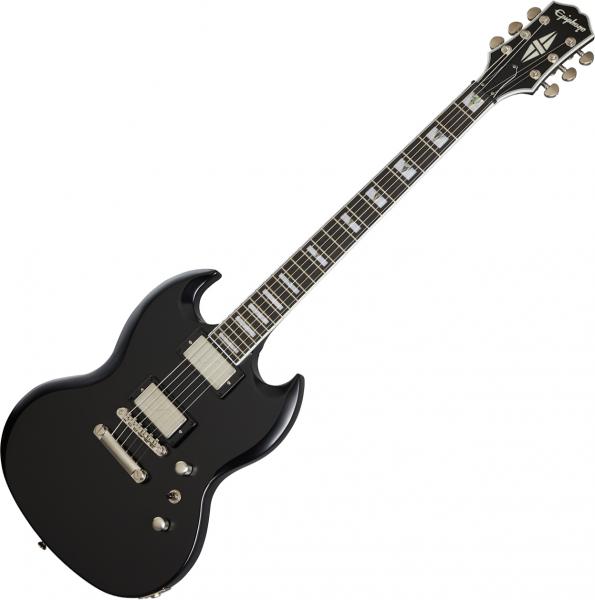 Solid body electric guitar Epiphone Modern Prophecy SG - Black aged