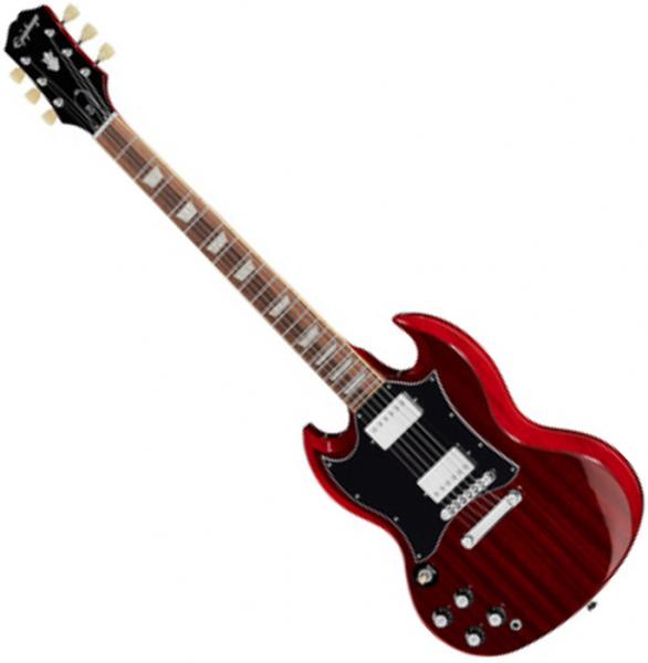Solid body electric guitar Epiphone SG Standard Left Hand - Cherry