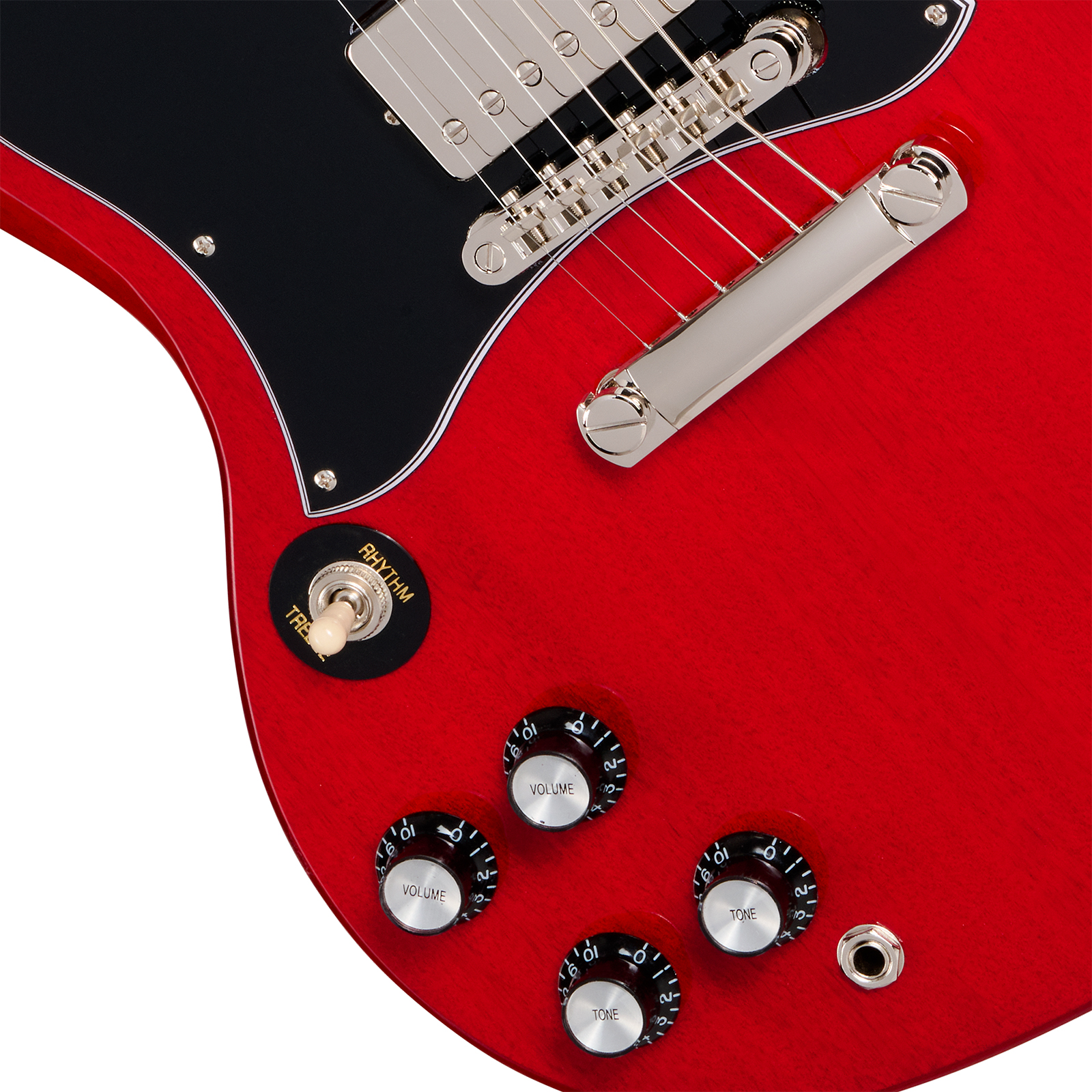 Epiphone Sg Standard Lh Ibg Gaucher 2h Ht Rw - Cherry - Double cut electric guitar - Variation 3