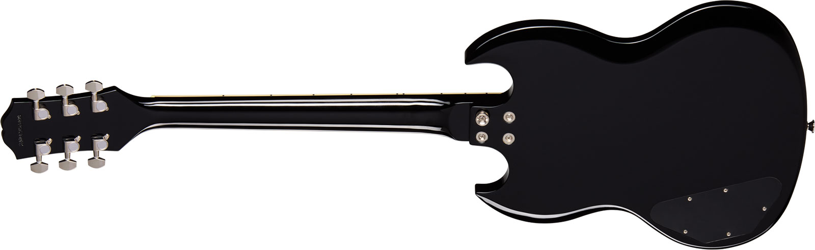 Epiphone Sg Tribute Plus Ibg 2h Ht Lau - Ebony Burst - Double cut electric guitar - Variation 1