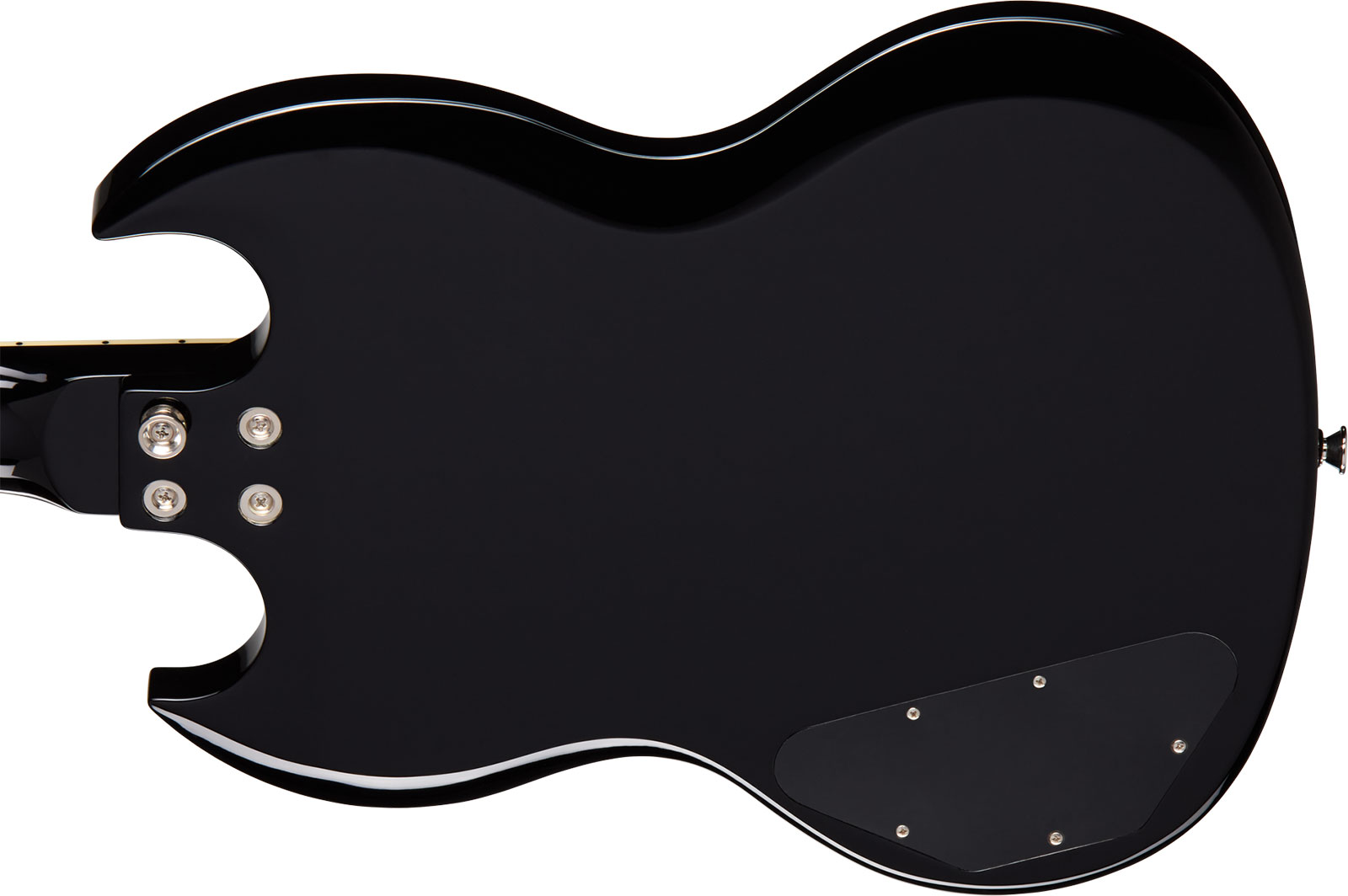 Epiphone Sg Tribute Plus Ibg 2h Ht Lau - Ebony Burst - Double cut electric guitar - Variation 4