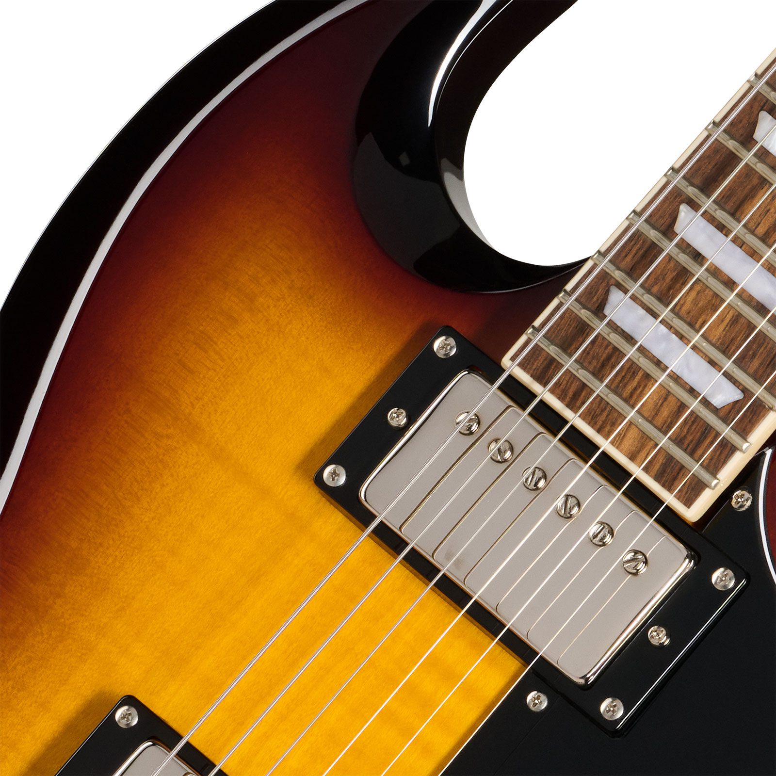 Epiphone Sg Tribute Plus Lh Gaucher Ibg 2h Ht Lau - Vintage Sunburst - Double cut electric guitar - Variation 2