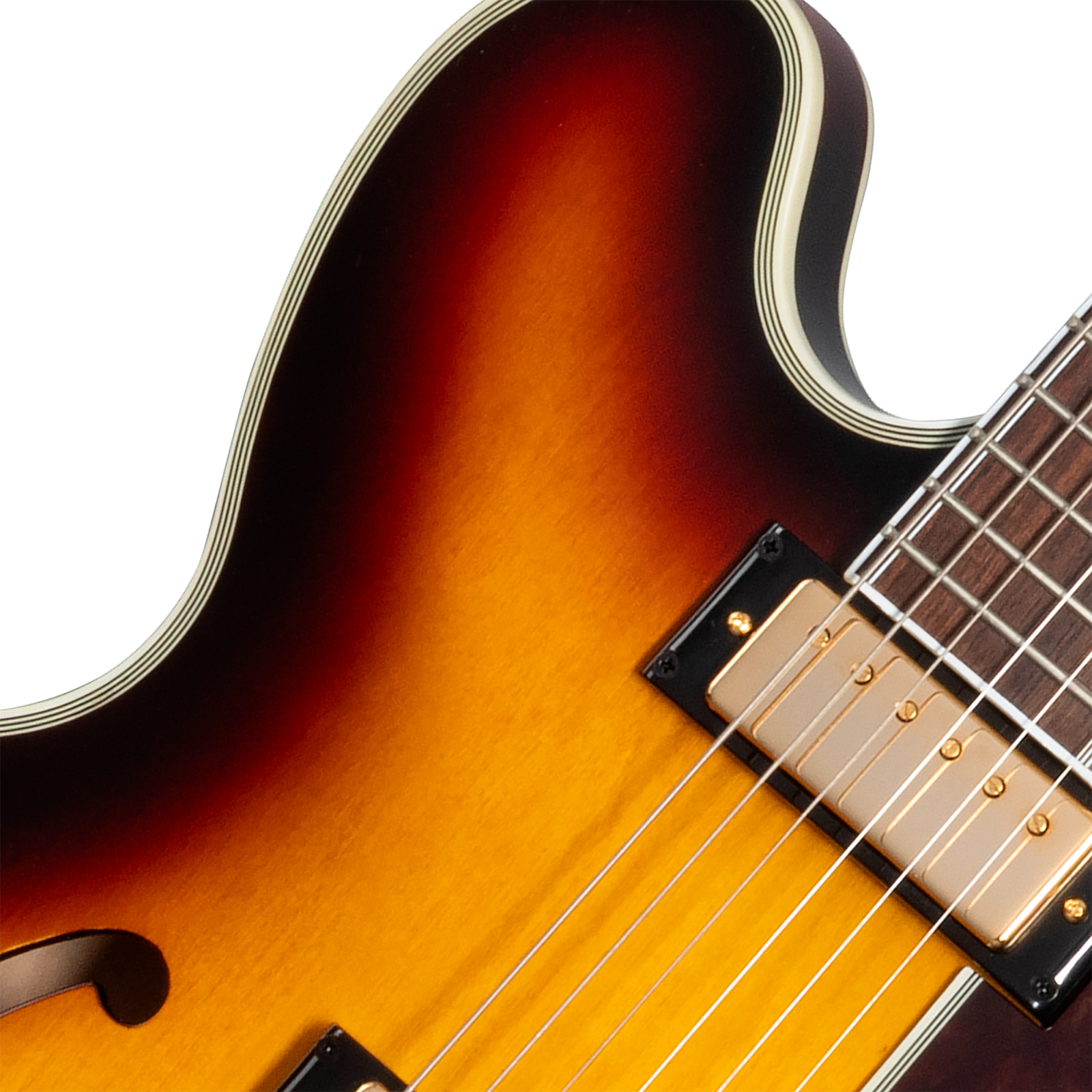Epiphone Sheraton Original Archtop 2mh Ht Rw - Vintage Sunburst - Semi-hollow electric guitar - Variation 2