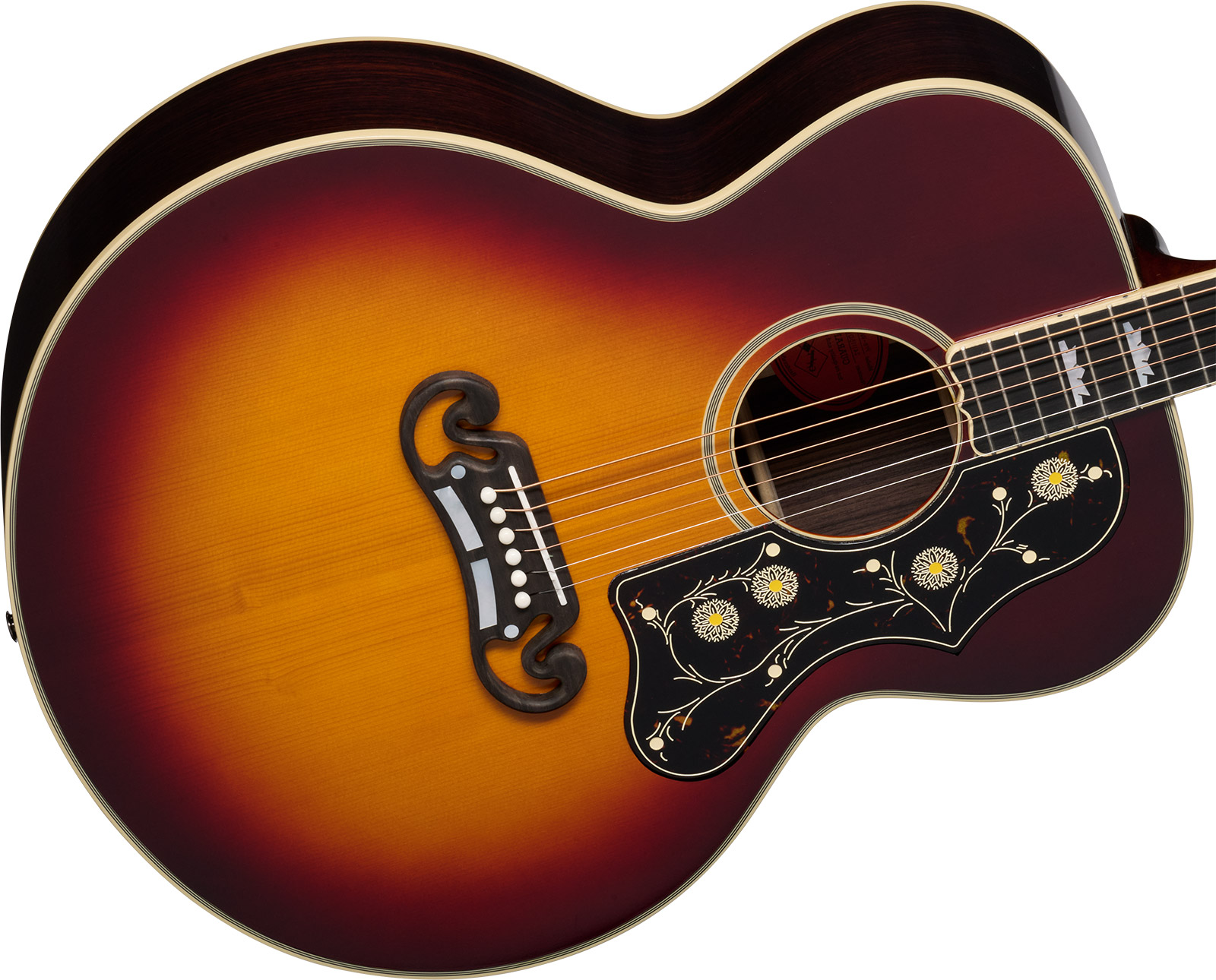 Epiphone Sj200 1957 Reissue Inspired By Gibson Jumbo Epicea Erable Rw - Antique Vintage Sunburst - Folk guitar - Variation 2