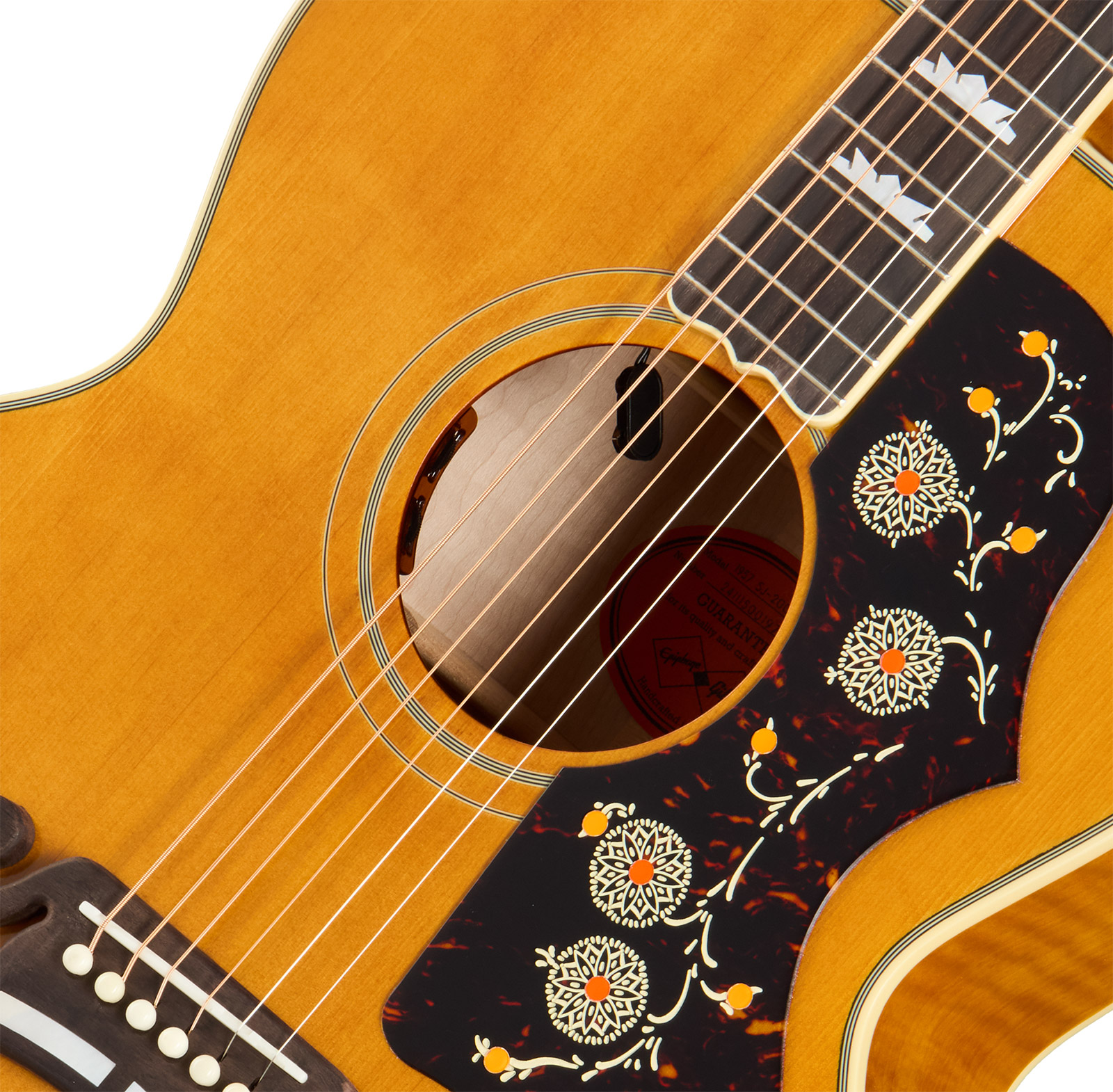 Epiphone Sj200 1957 Reissue Inspired By Gibson Jumbo Epicea Erable Rw - Antique Natural - Folk guitar - Variation 3