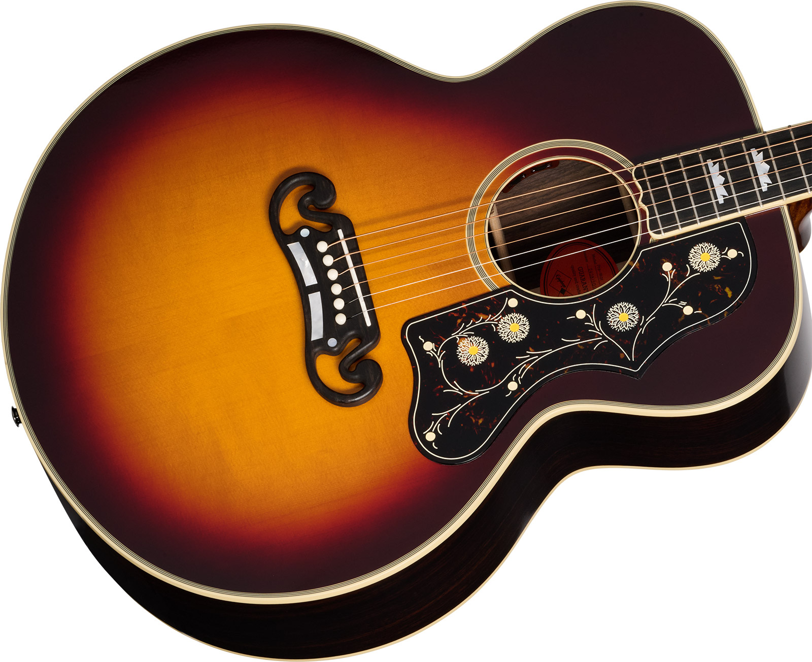 Epiphone Sj200 Pre War Rosewood Reissue Inspired By Gibson Jumbo Epicea Palissandre Eb - Vintage Sunburst - Folk guitar - Variation 2