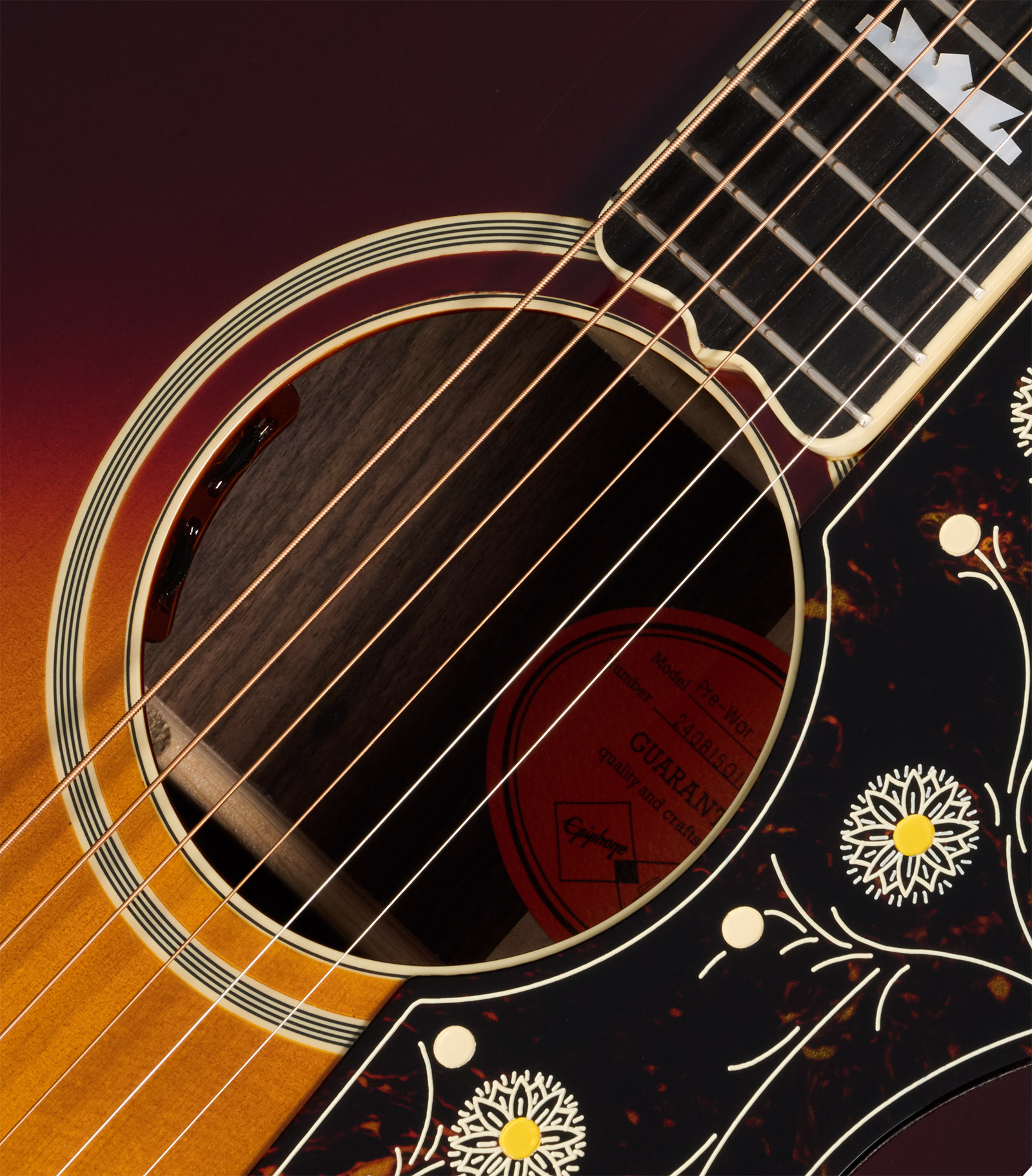 Epiphone Sj200 Pre War Rosewood Reissue Inspired By Gibson Jumbo Epicea Palissandre Eb - Vintage Sunburst - Folk guitar - Variation 3