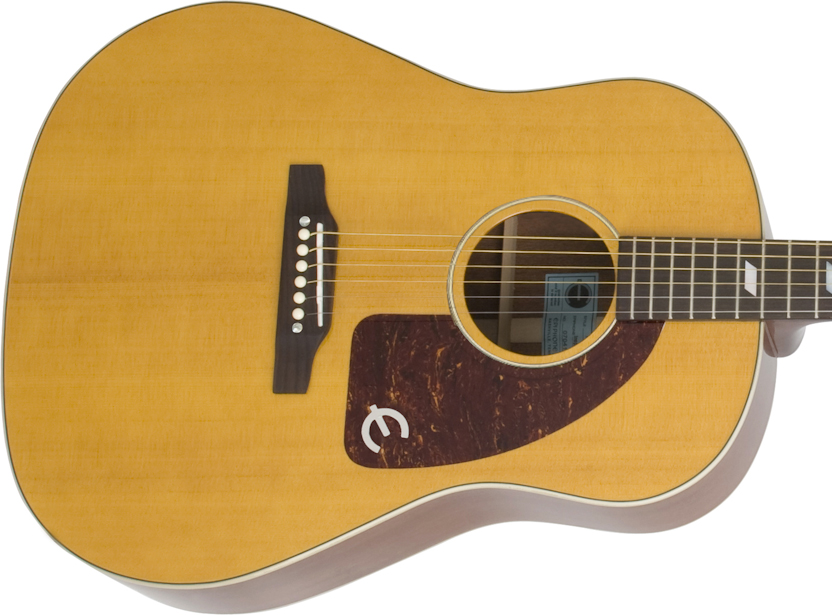 Epiphone Texan Usa Dreadnought Epicea Acajou Rw - Antique Natural - Electro acoustic guitar - Variation 1