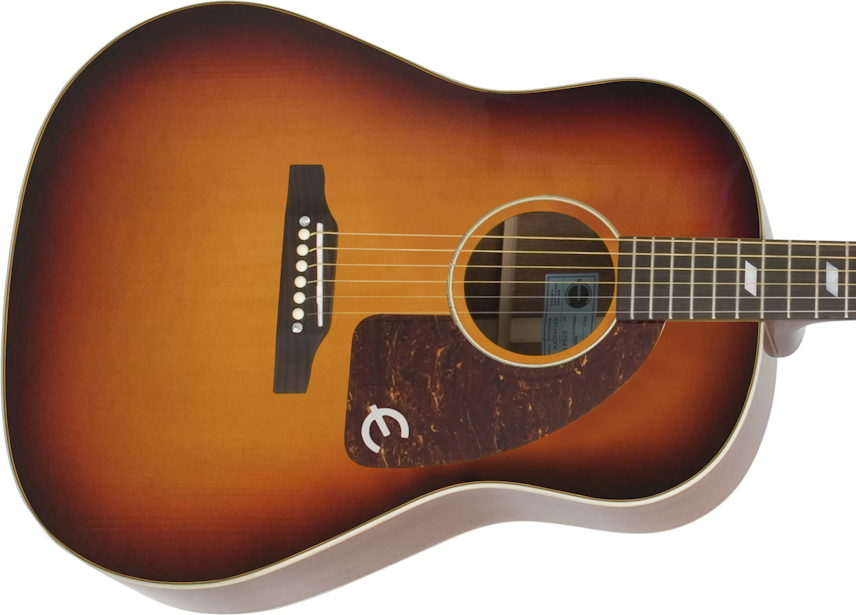 Epiphone Texan Usa Dreadnought Epicea Acajou Rw - Vintage Sunburst - Electro acoustic guitar - Variation 1