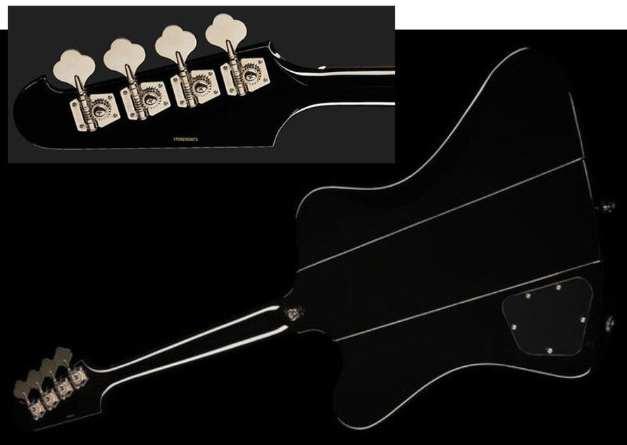 Epiphone Thunderbird 60s Bass Lau - Ebony - Solid body electric bass - Variation 3