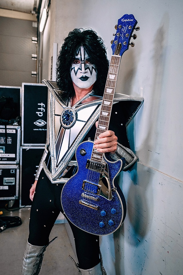 Epiphone Tommy Thayer Les Paul Electric Blue Outfit Signature 2h Ht Lau - Blue - Single cut electric guitar - Variation 5