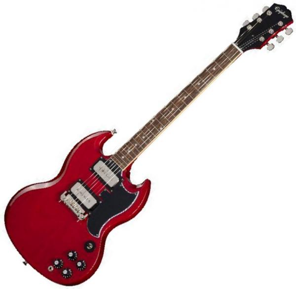 Solid body electric guitar Epiphone Tony Iommi SG Special - Vintage cherry