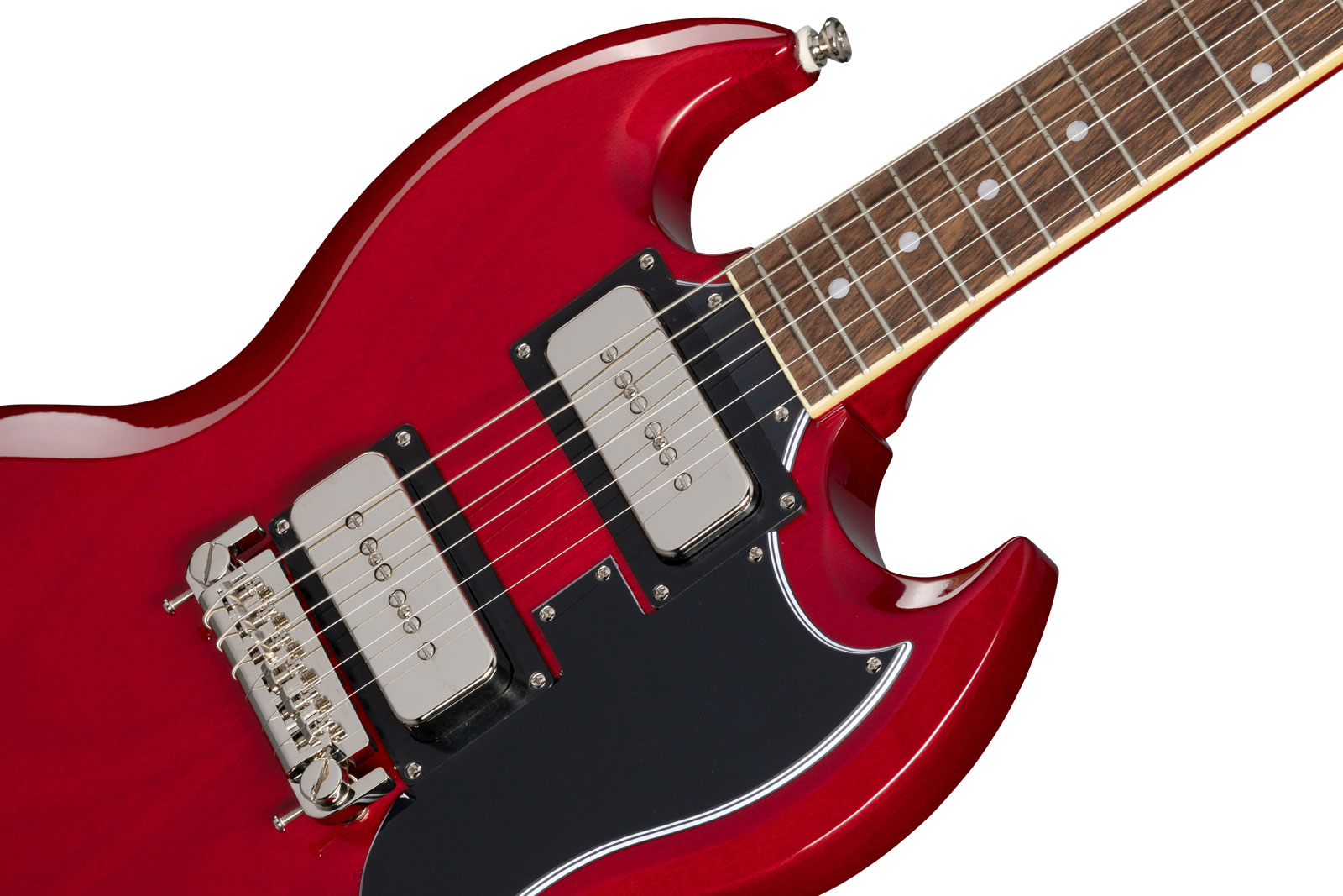 Epiphone Tony Iommi Sg Special Signature 2s P90 Ht Rw - Vintage Cherry - Double cut electric guitar - Variation 3