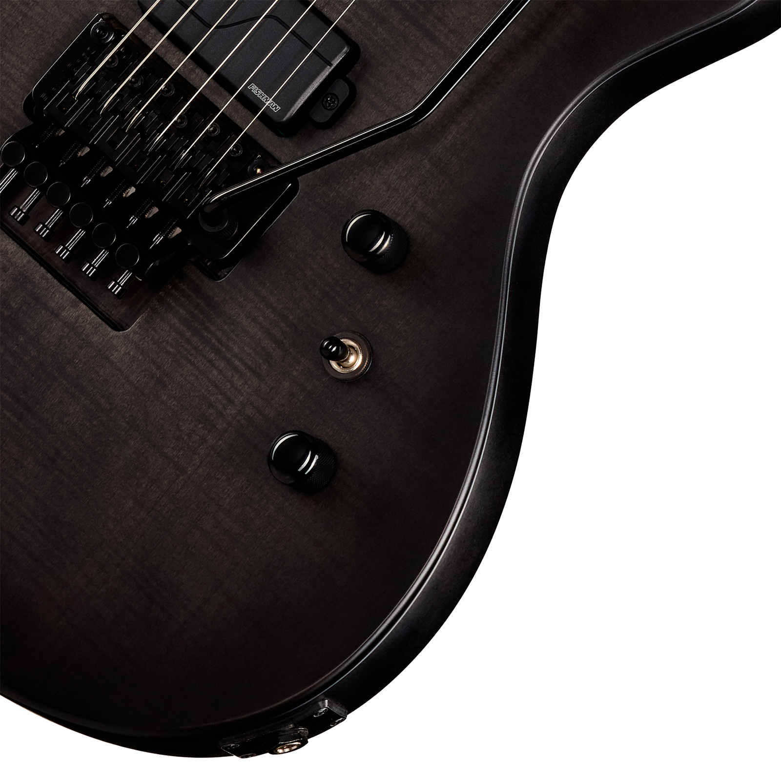 Epiphone Victory Prophecy Modern 2h Fishman Fluence Ht Eb - Obsidian Storm Satin - Str shape electric guitar - Variation 3