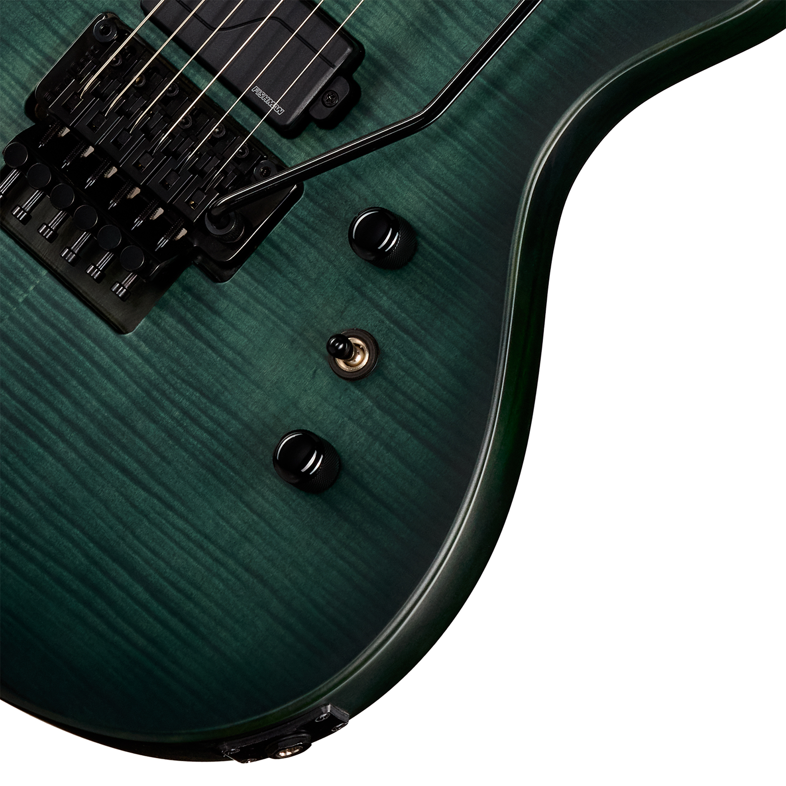 Epiphone Victory Prophecy Modern 2h Fishman Fluence Ht Eb - Aqua Smoke Satin - Str shape electric guitar - Variation 3