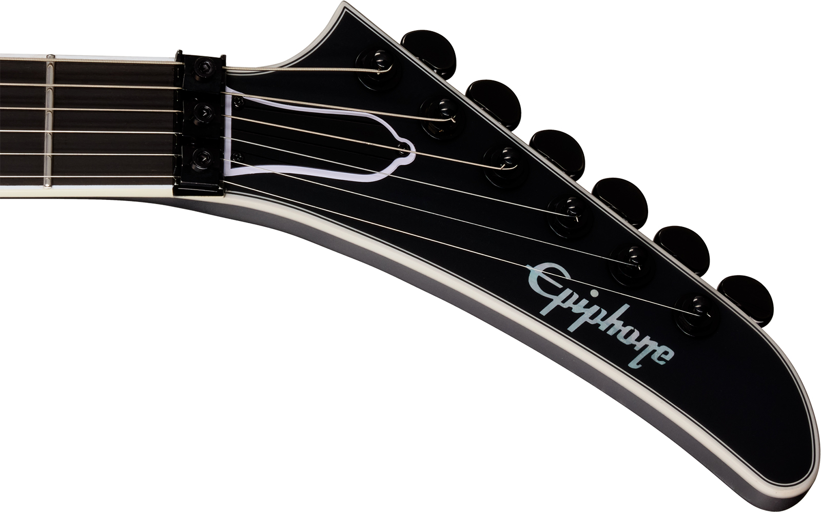 Epiphone Victory Prophecy Modern 2h Fishman Fluence Ht Eb - Obsidian Storm Satin - Str shape electric guitar - Variation 5