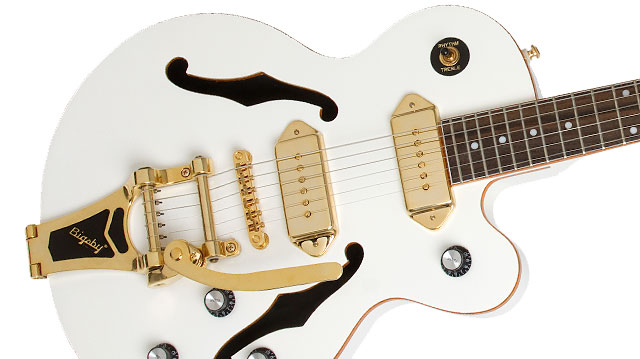 Epiphone Wildkat Royale Gh - Pearl White - Semi-hollow electric guitar - Variation 2