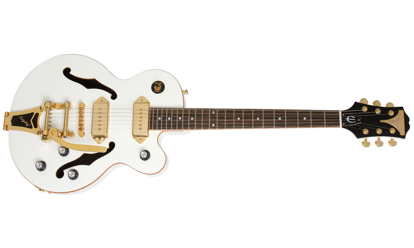 Epiphone Wildkat Royale Gh - Pearl White - Semi-hollow electric guitar - Variation 1