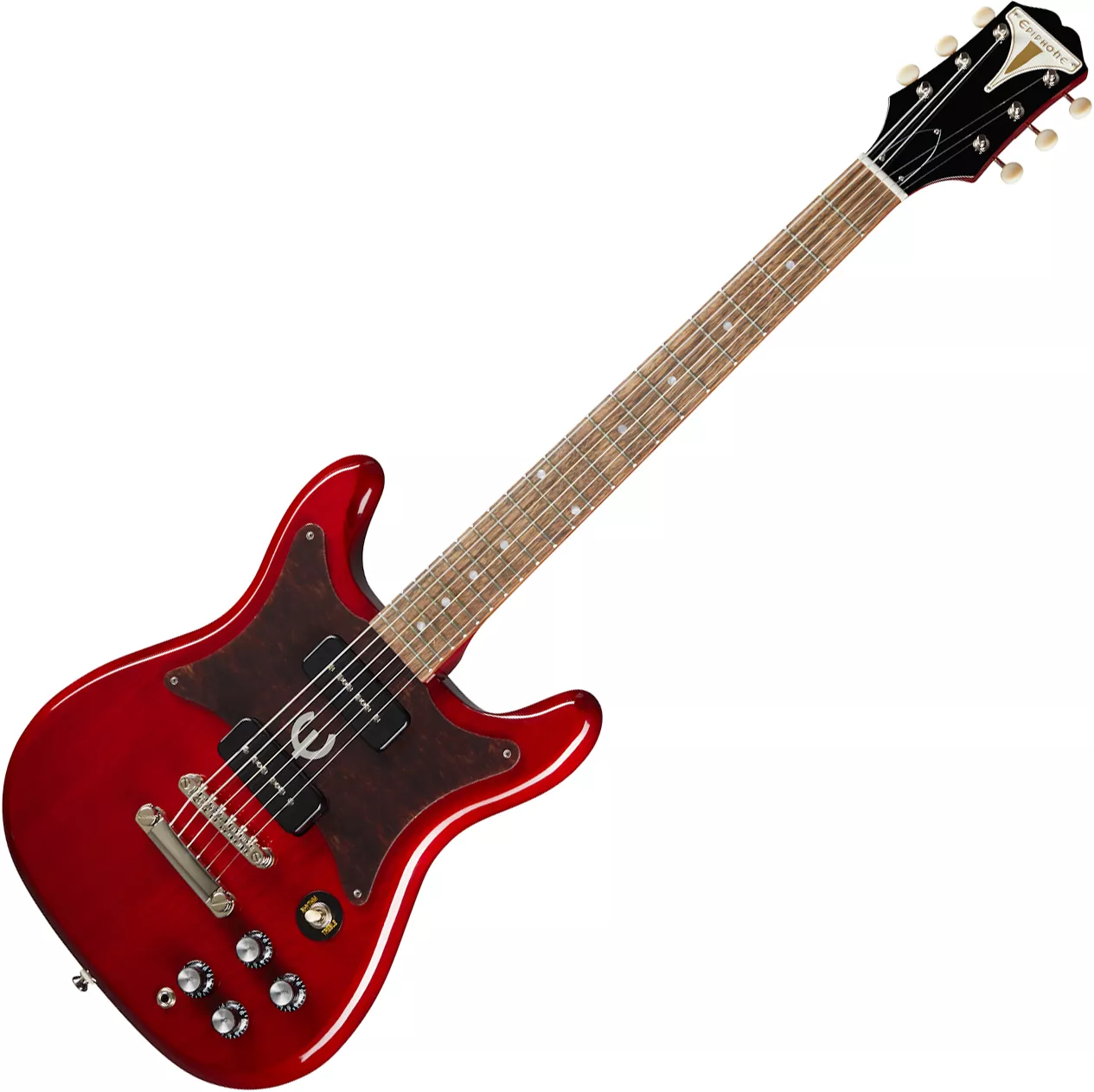 Epiphone Wilshire P-90 - cherry Solid body electric guitar red