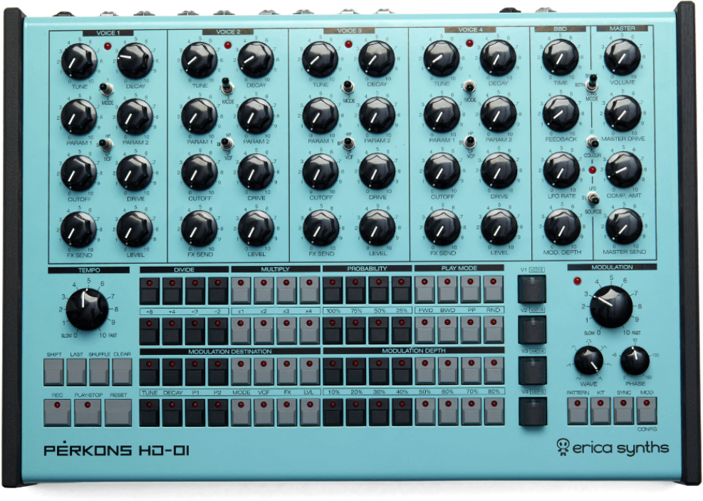 Erica Synths Perkons Hd-01 - Drum machine - Main picture