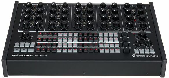 Erica synths PERKONS HD-01 BLACK Drum machine
