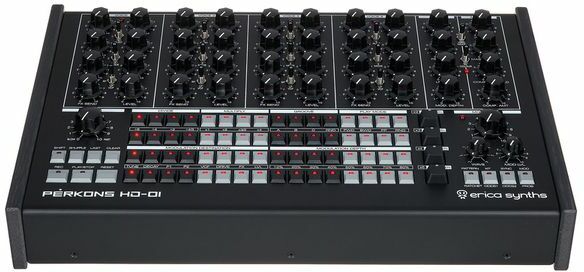 Erica Synths Perkons Hd-01 Black - Drum machine - Main picture