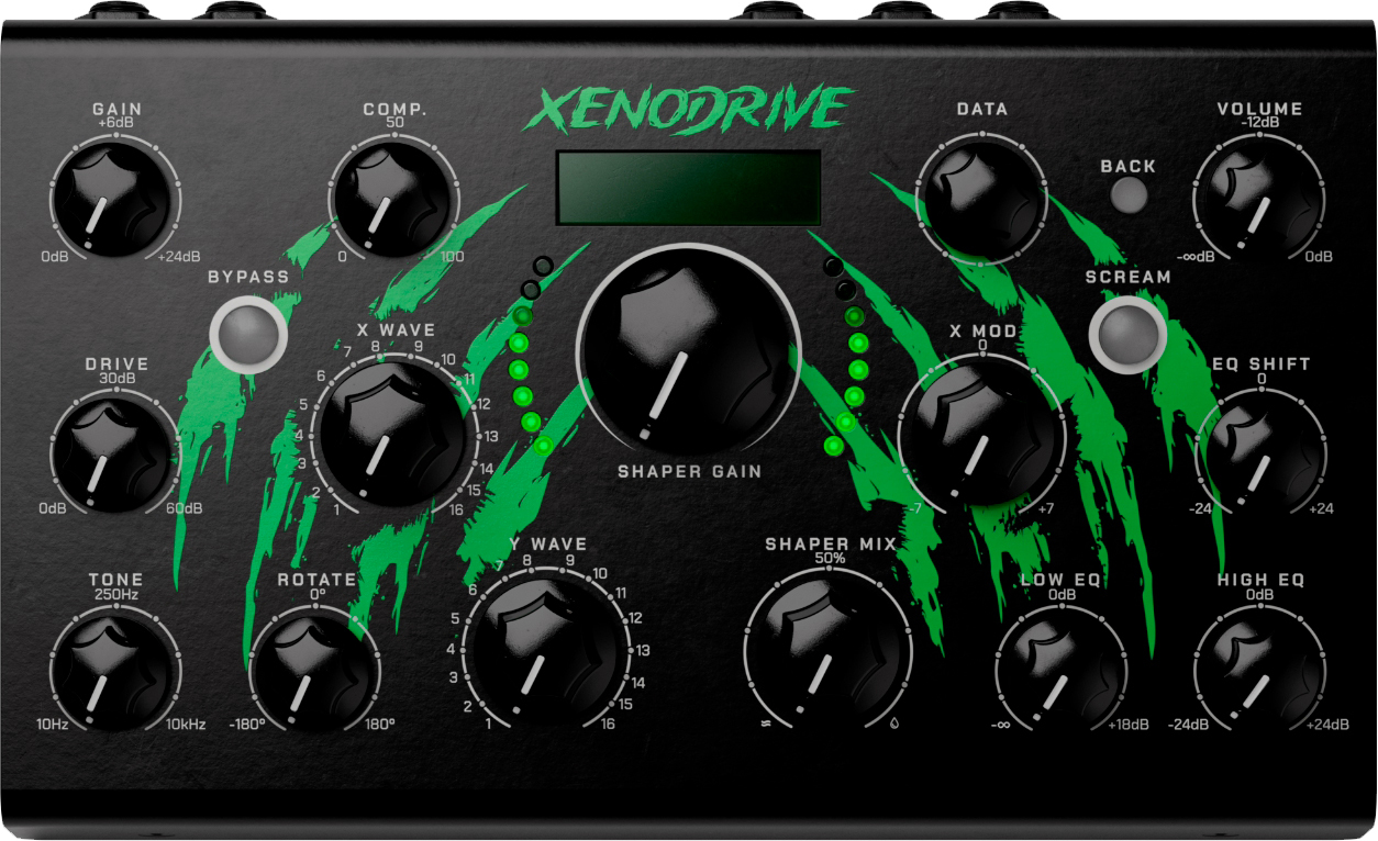 Erica Synths Xenodrive - Reverb, delay & echo effect pedal - Main picture