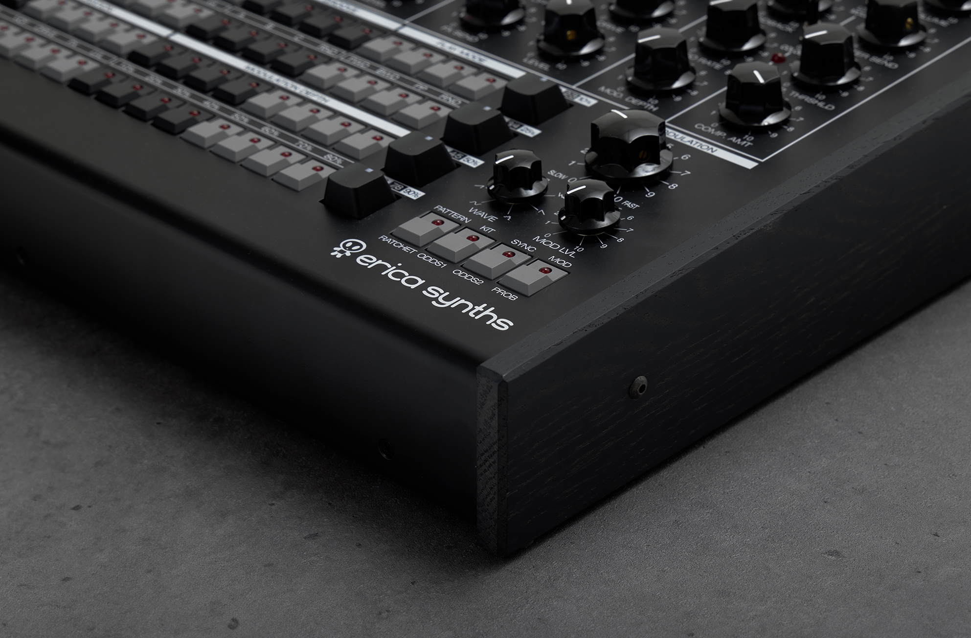 Erica synths PERKONS HD-01 BLACK Drum machine