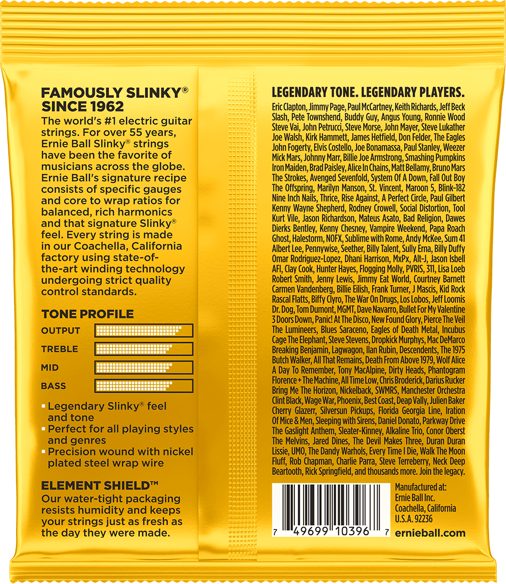 Ernie Ball P02216 Skinny Top Beefy Bottom Slinky Nickel Wound Electric Guitar 6c 10-54 - Electric guitar strings - Variation 1