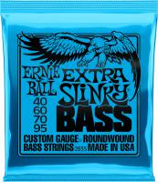 P02835 Electric Bass 4-String Set Extra Slinky Nickel Wound Strings 40-95 - set of 4 strings