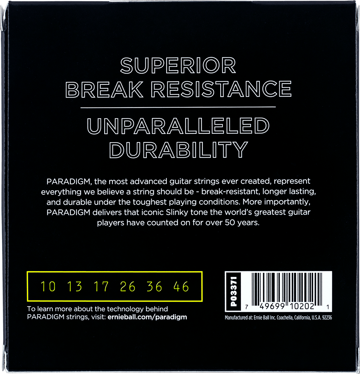 Ernie Ball Electric (3x Set) 3371 Paradigm Slinky 10-46 - Electric guitar strings - Variation 2