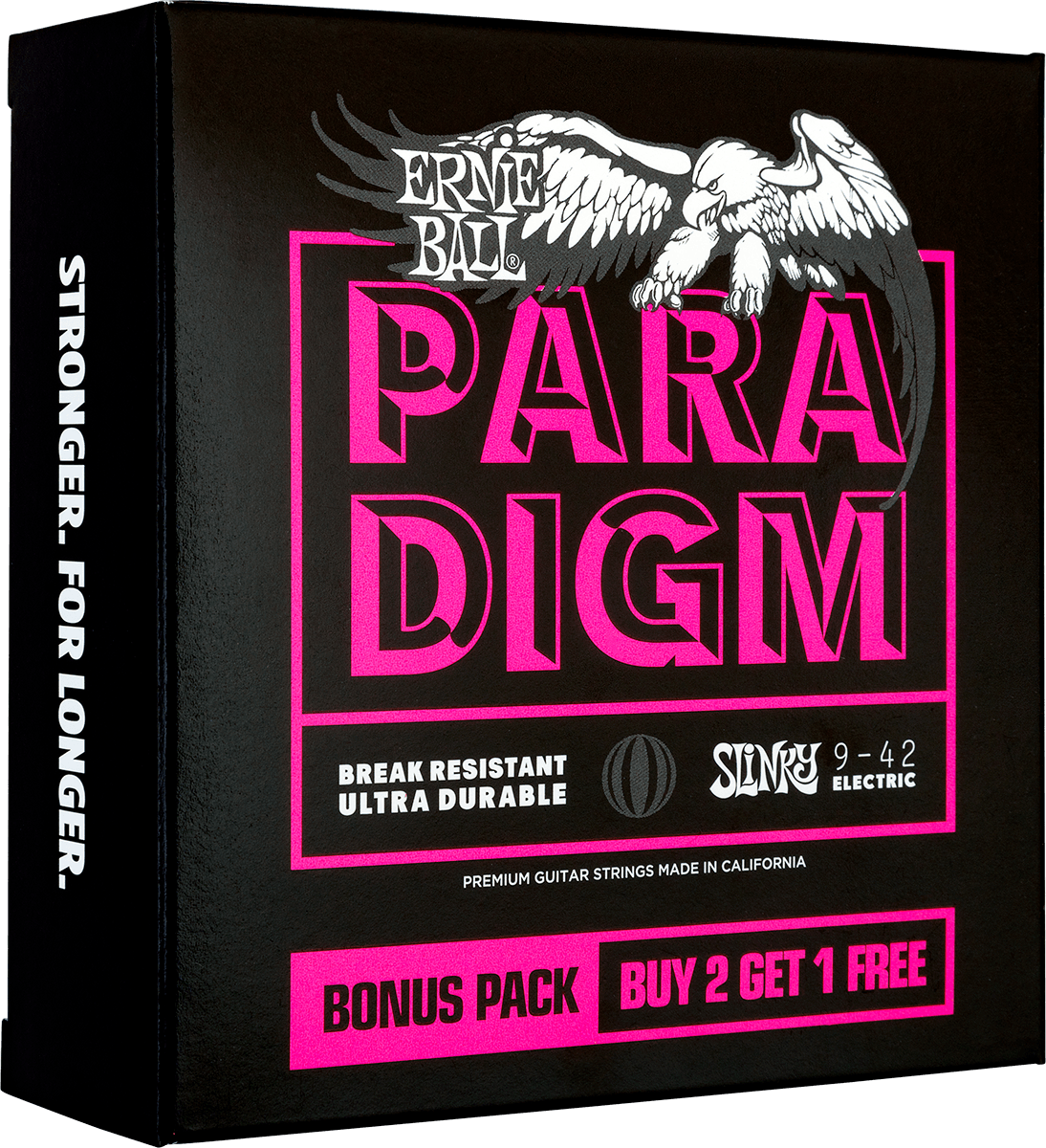 Ernie Ball Jeu De 6 Cordes Electric (3x Set) 3373 Paradigm Slinky 9-42 - Electric guitar strings - Variation 1