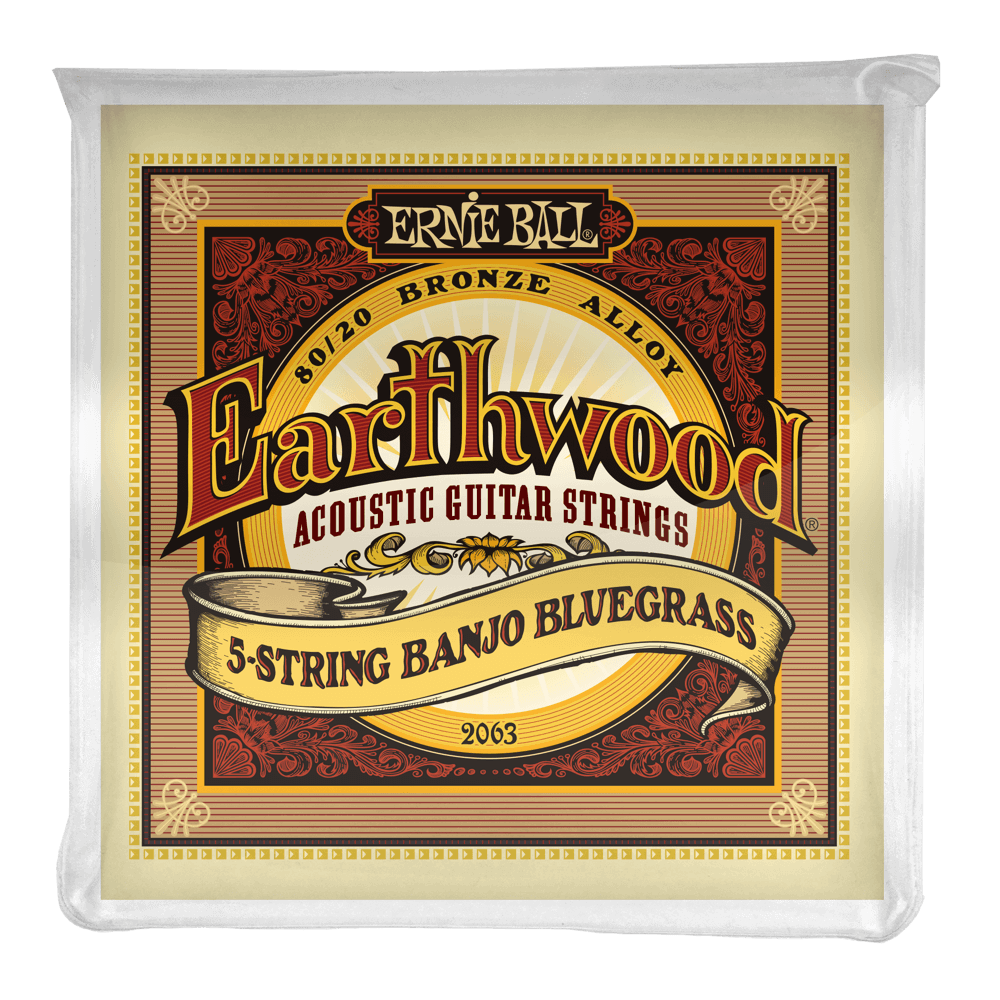 Ernie ball Banjo (5) 2063 Earthwood Bluegrass 920W set of strings