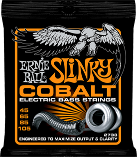 Ernie Ball Jeu De 4 Cordes Bass (4) 2733 Slinky Cobalt 045-105 - Electric bass strings - Main picture