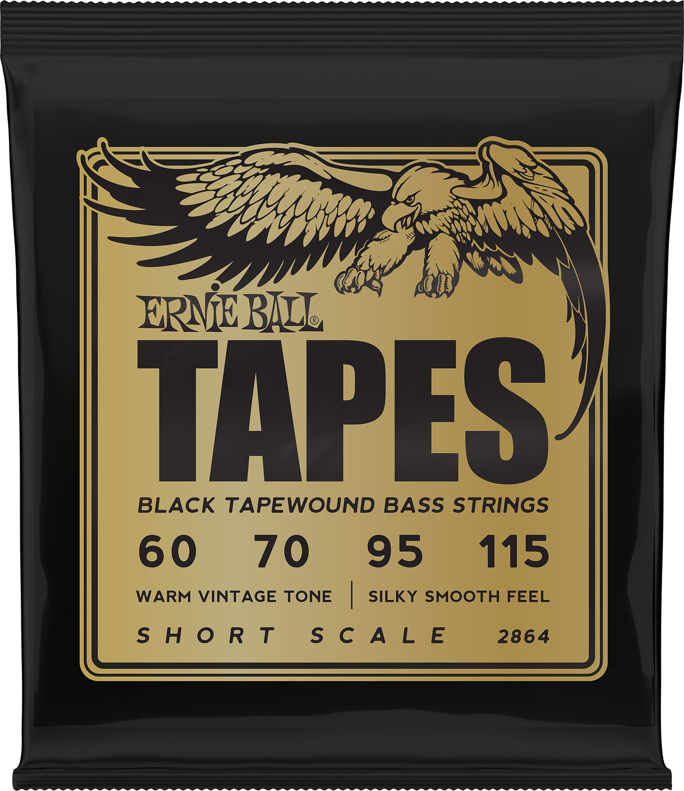 Ernie Ball Jeu De 4 Cordes Cordes Pour Basse électrique Tapes Long Scale 60-115 - Electric bass strings - Main picture