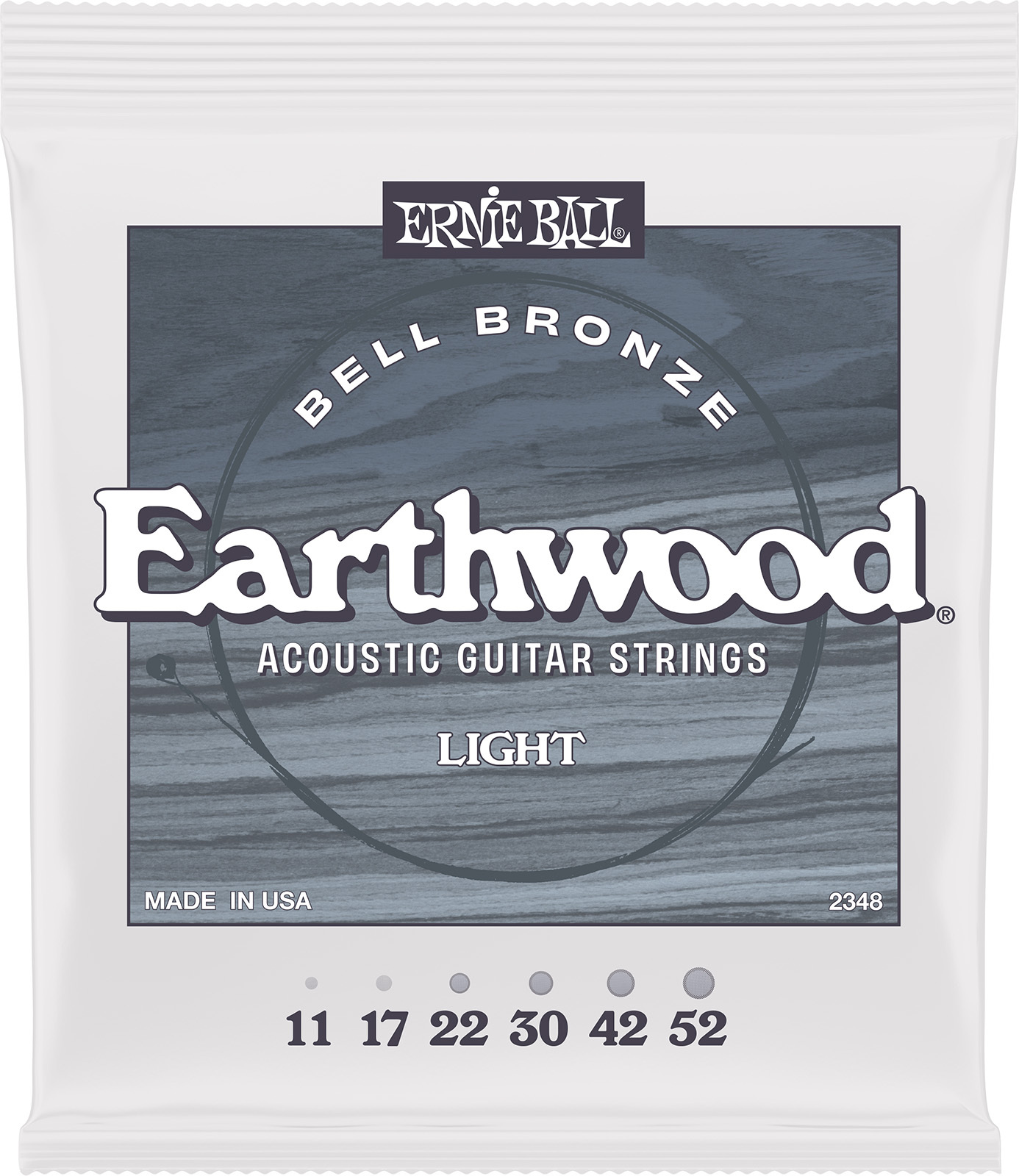 Ernie Ball Jeu De 6 Cordes Earthwood Bell Bronze Light 11-52 - Electric guitar strings - Main picture