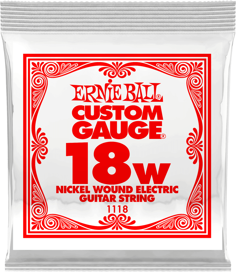 Ernie Ball Electric (1) 1118 Slinky Nickel Wound 18 - Electric guitar strings - Main picture