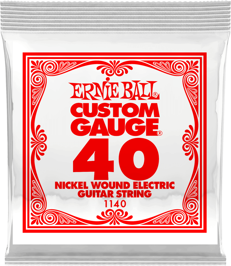 Ernie Ball Corde Au DÉtail Electric (1) 1140 Slinky Nickel Wound 40 - Electric guitar strings - Main picture