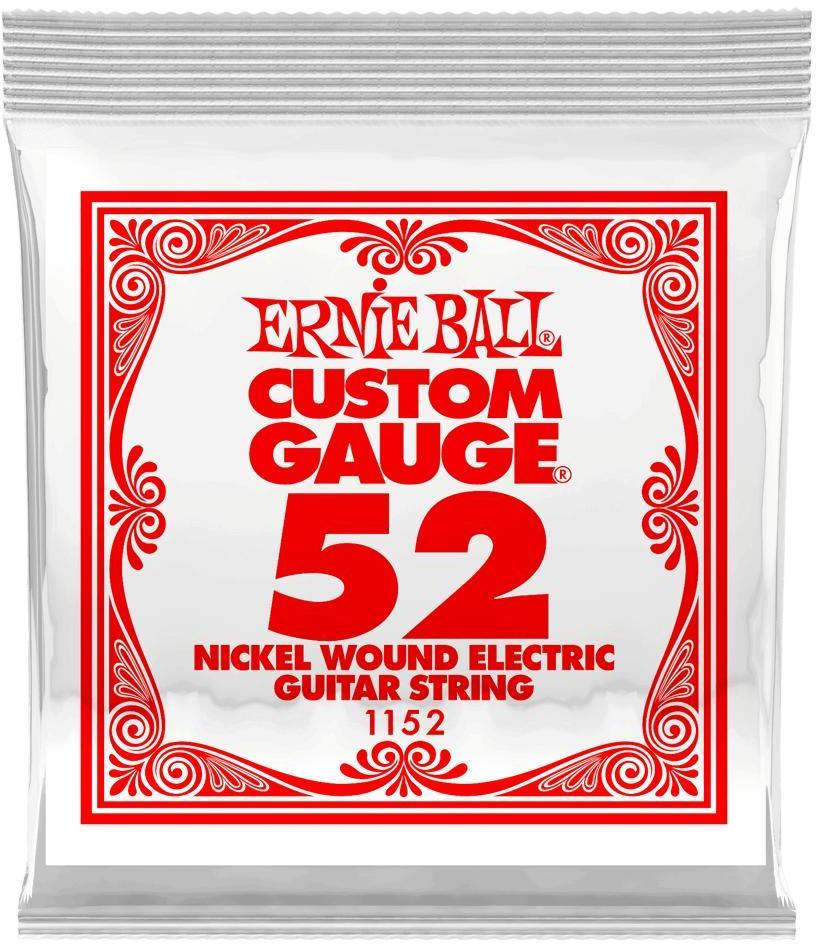 Electric guitar strings Ernie ball Electric (1) 1152 Slinky Nickel Wound 52 - String by unit