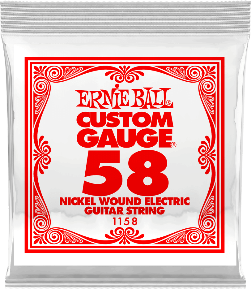Ernie Ball Corde Au DÉtail Electric (1) 1158 Slinky Nickel Wound 58 - Electric guitar strings - Main picture