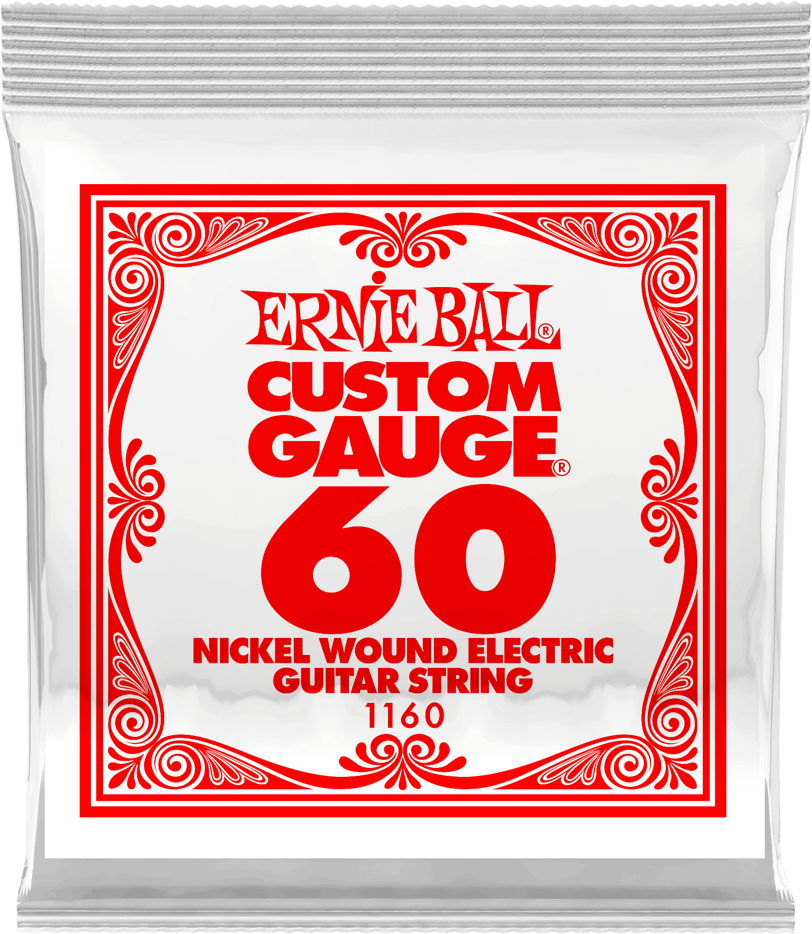 Ernie Ball Corde Au DÉtail Electric (1) 1160 Slinky Nickel Wound 60 - Electric guitar strings - Main picture