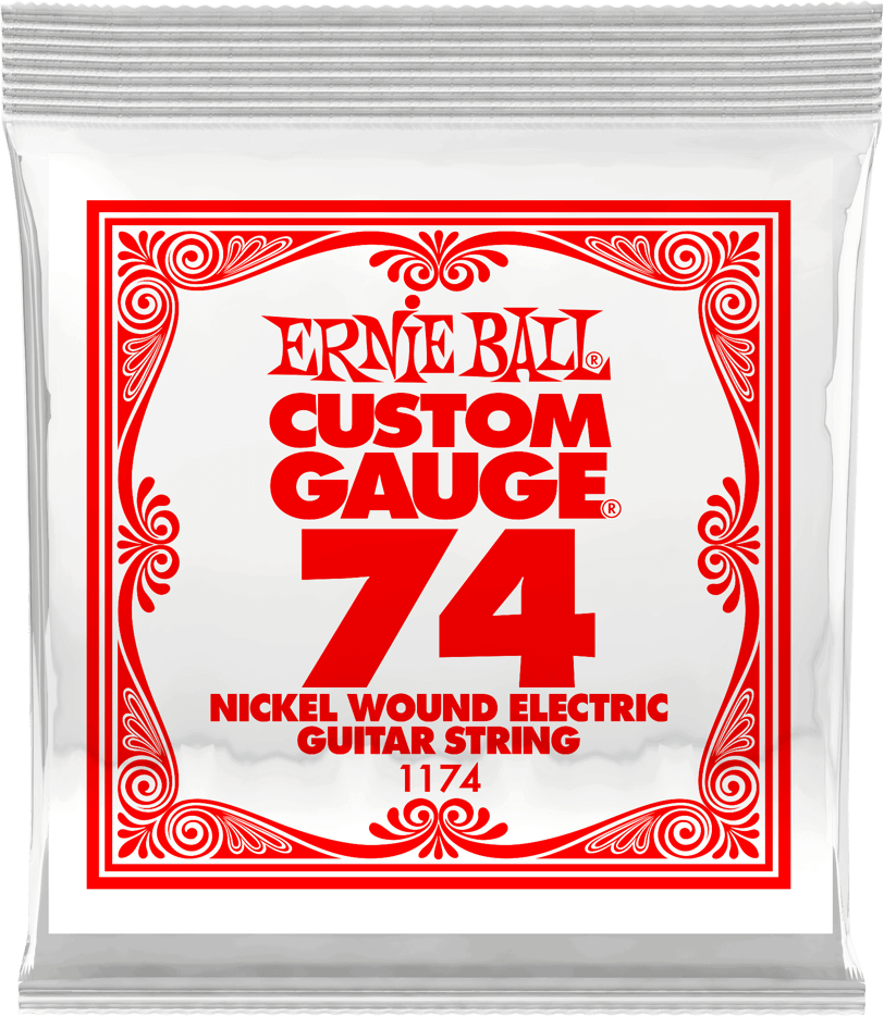Ernie Ball Corde Au DÉtail Electric (1) 1174 Slinky Nickel Wound 74 - Electric guitar strings - Main picture