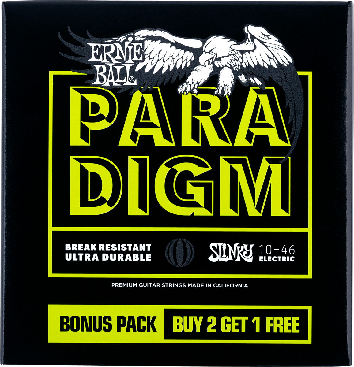Ernie Ball Electric (3x Set) 3371 Paradigm Slinky 10-46 - Electric guitar strings - Main picture