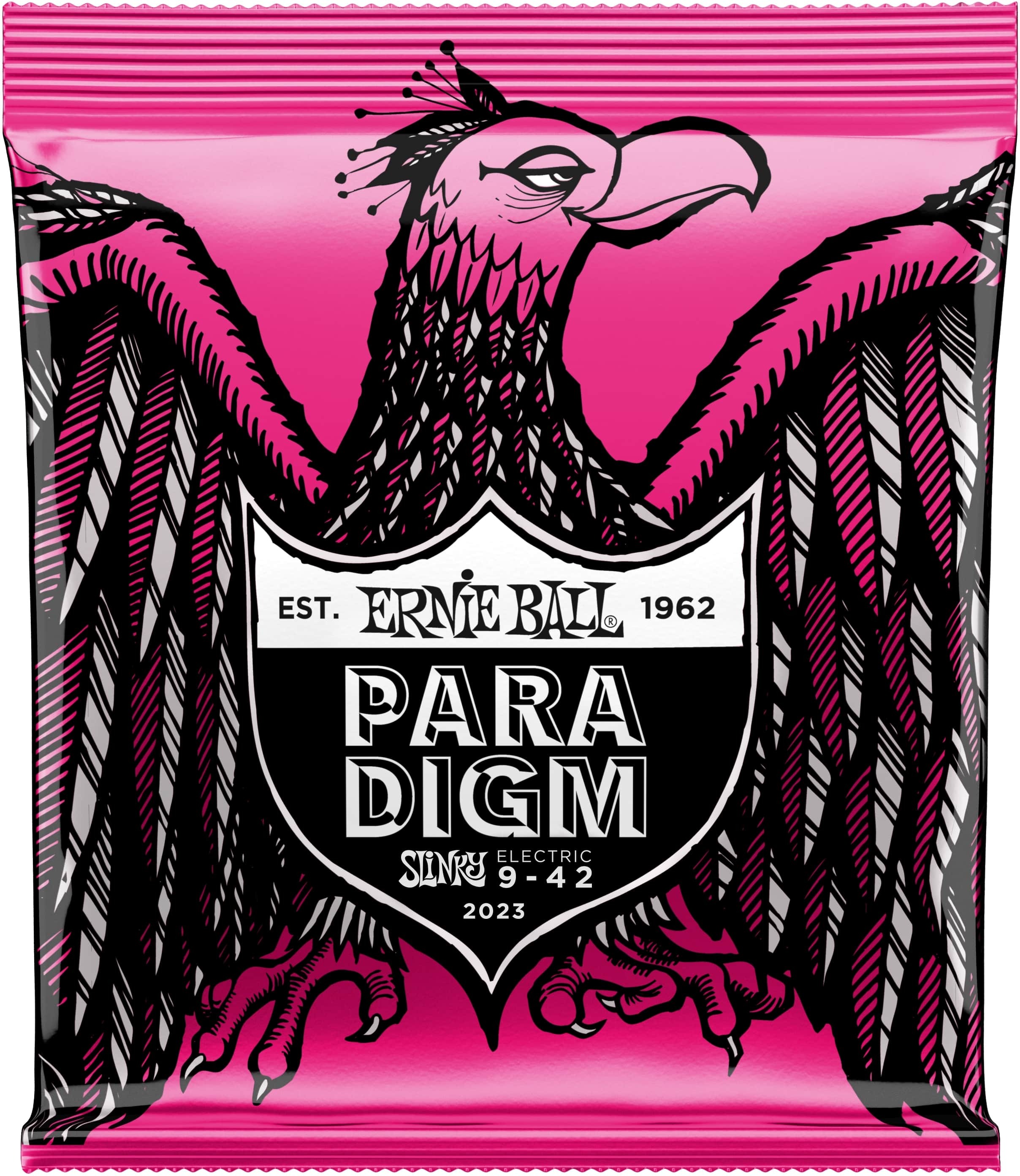 Ernie Ball Jeu De 6 Cordes Electric (6) 2023 Paradigm Super Slinky 9-42 - Electric guitar strings - Main picture