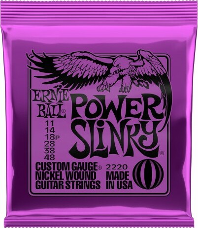 Ernie Ball Electric (6) 2220 Power Slinky 11-48 - Electric guitar strings - Main picture