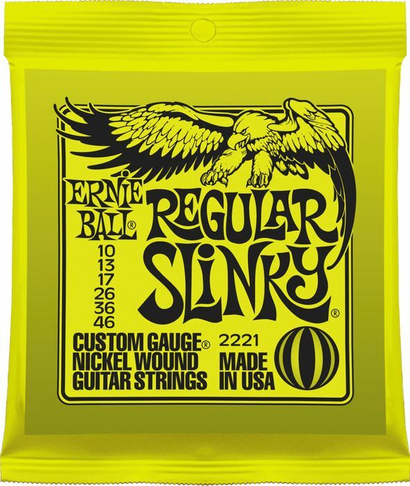 Ernie Ball Jeu De 6 Cordes Electric (6) 2221 Regular Slinky 10-46 - Electric guitar strings - Main picture