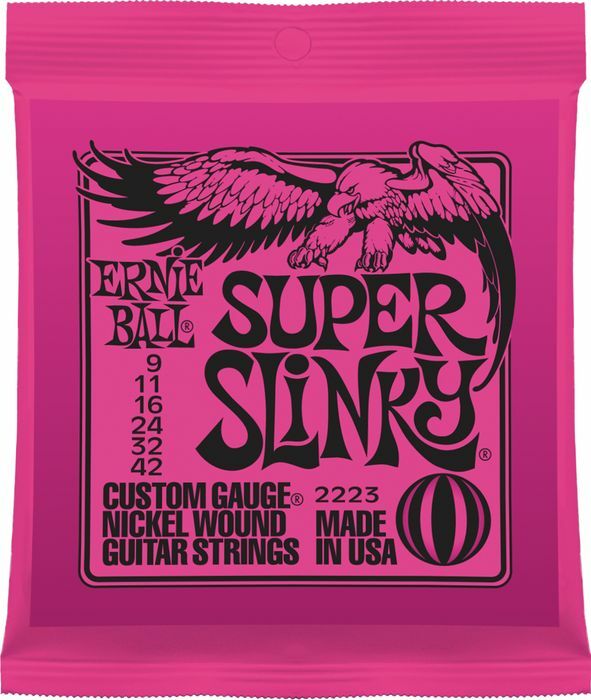 Ernie Ball Jeu De 6 Cordes Electric (6) 2223 Super Slinky 09-42 - Electric guitar strings - Main picture
