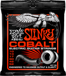Ernie Ball Jeu De 6 Cordes Electric (6) 2715 Cobalt Skinny Top Heavy Bottom Sthb 10-52 - Electric guitar strings - Main picture